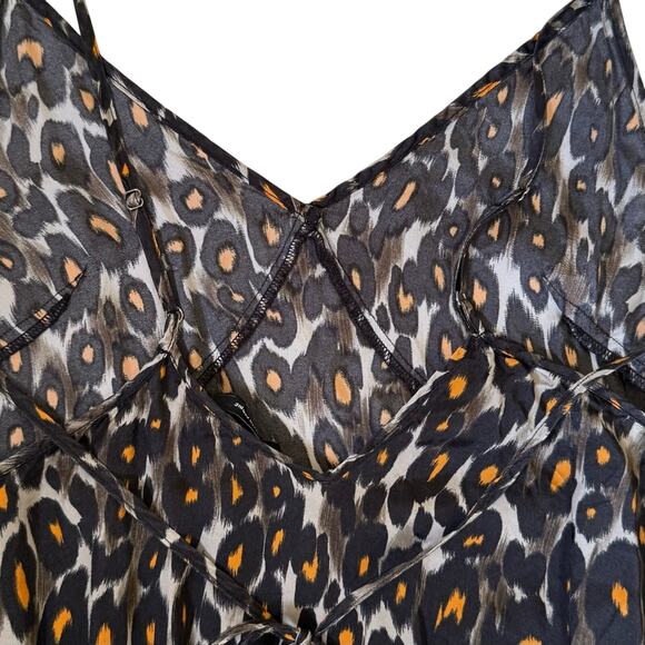 R13 $545 Leopard Midi Slip Dress - XS - Picture 7 of 12
